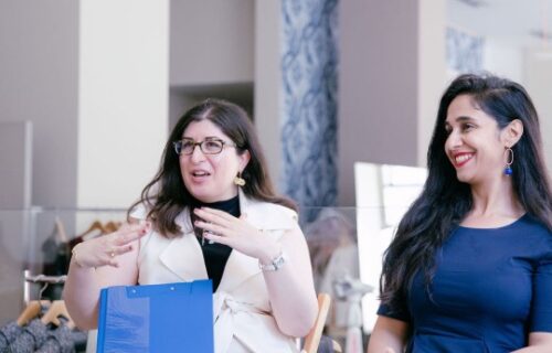 Sara Mobarhanfard business coach f+ Anisa Zafar meditation coach