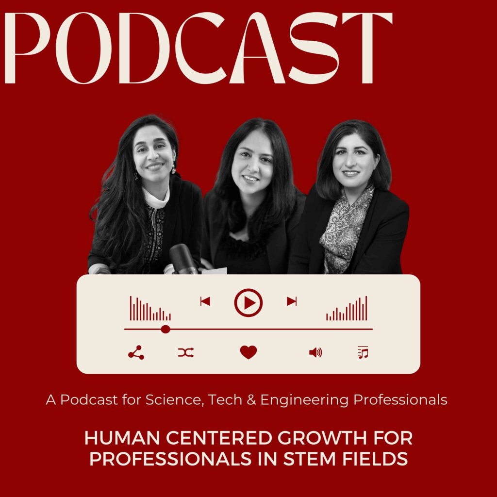 the heart of the equation podcast for STEM professionals - leadership Coaching for engineers and scientists