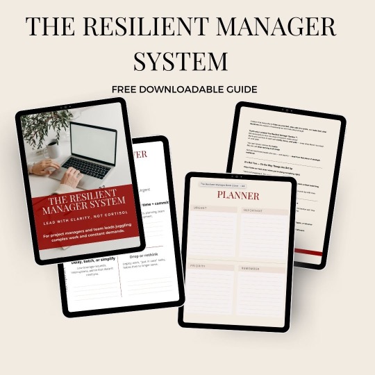 Free Downloadable Guide The Resilient Manager System